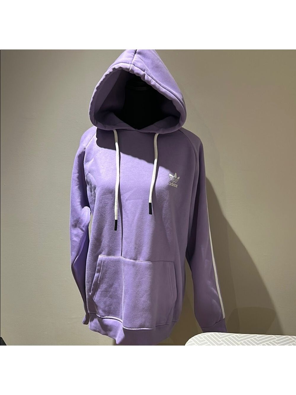 Adidas Women's Purple Hoodie Sweater